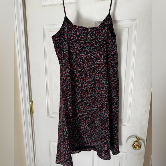Madewell Silk Button-Wrap Cami Dress in Fieldwalk Floral - Picture 3 of 4